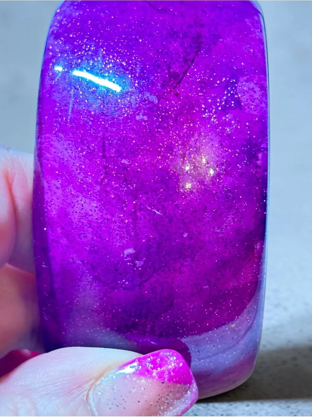 Purple Glitter Smart Bracelet